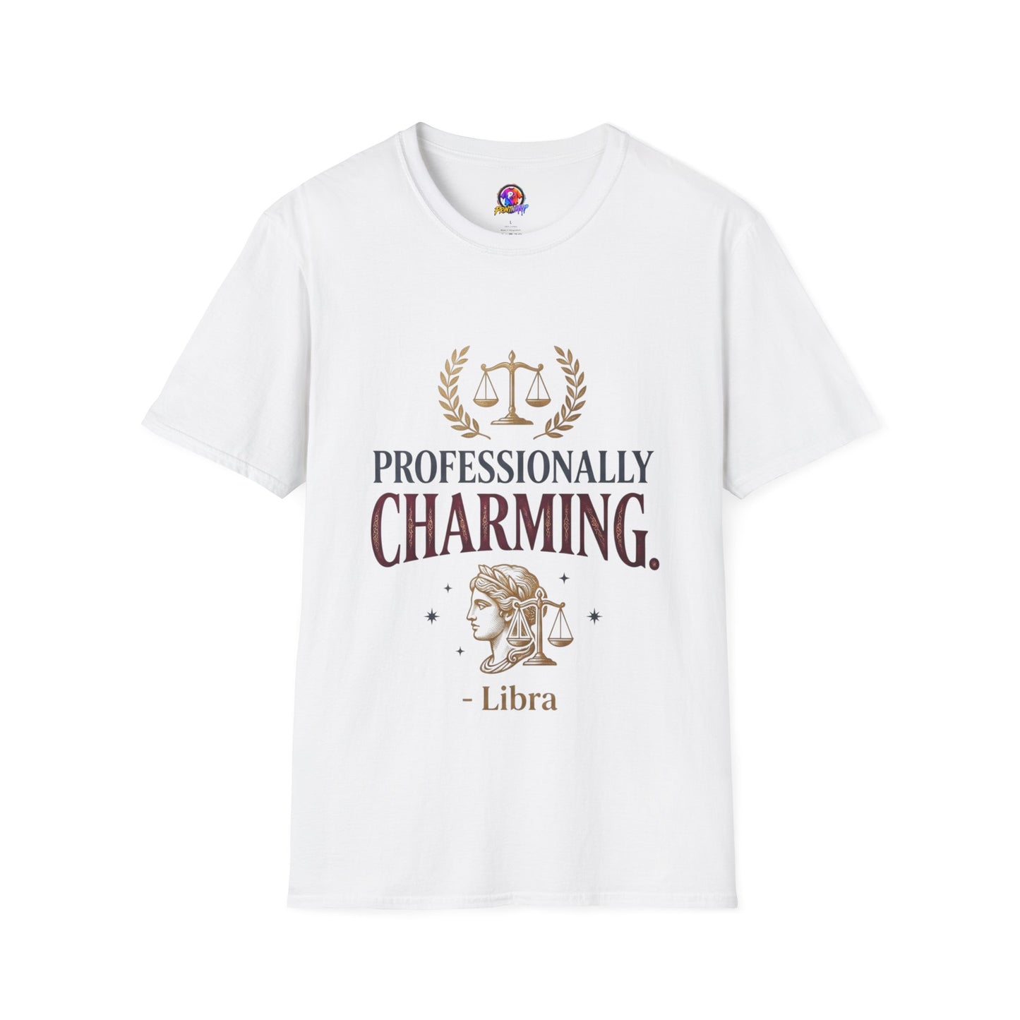 Professionally Charming Libra T-Shirt — Zodiac Scales Astrology Tee