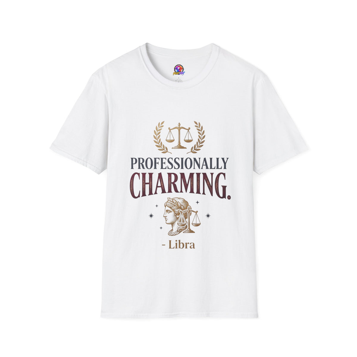 Professionally Charming Libra T-Shirt — Zodiac Scales Astrology Tee
