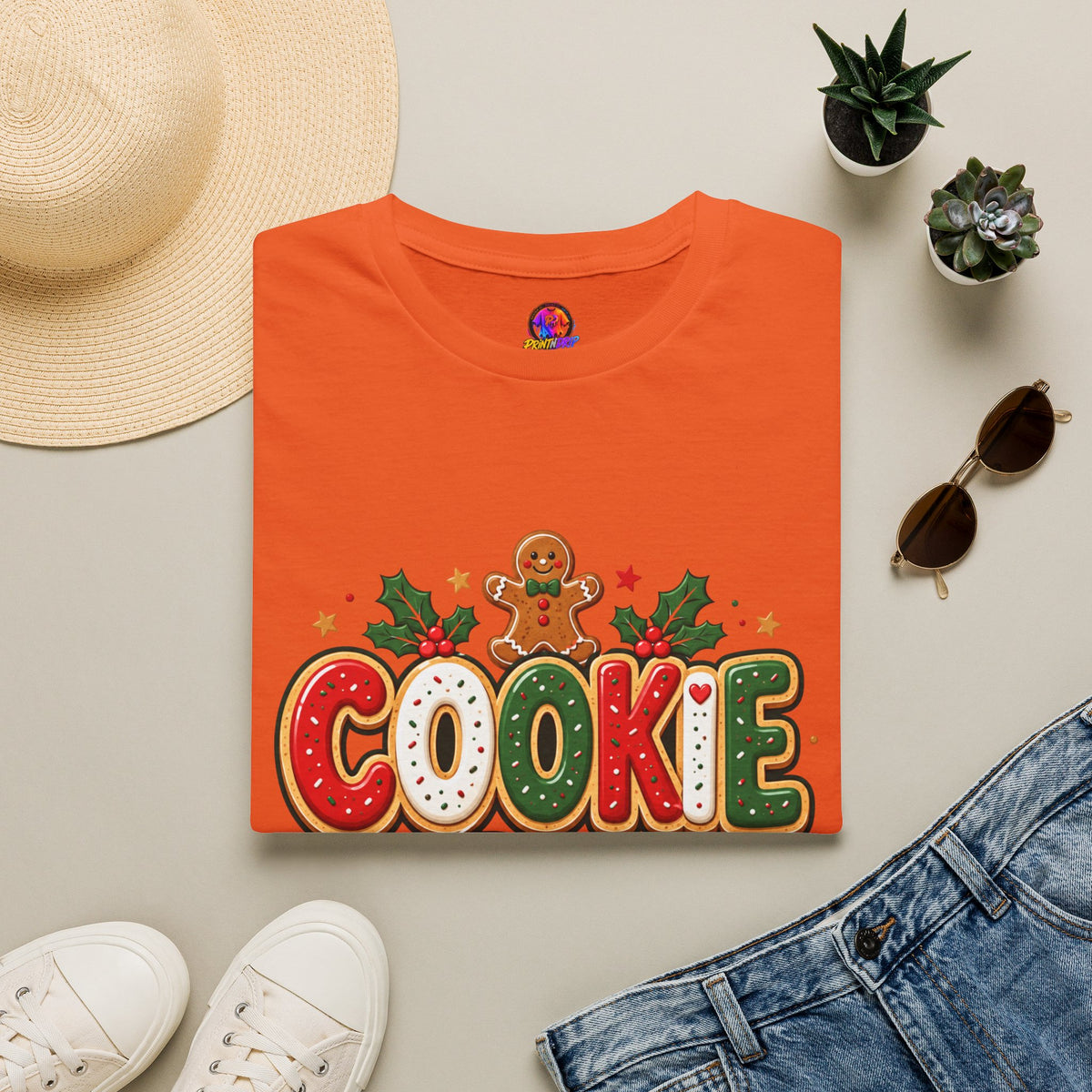 Cookie Crew T-Shirt — Christmas Gingerbread Holiday Tee