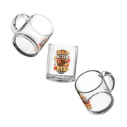 Glass Mug — "Nap After Pie" Thanksgiving Turkey Coffee Mug