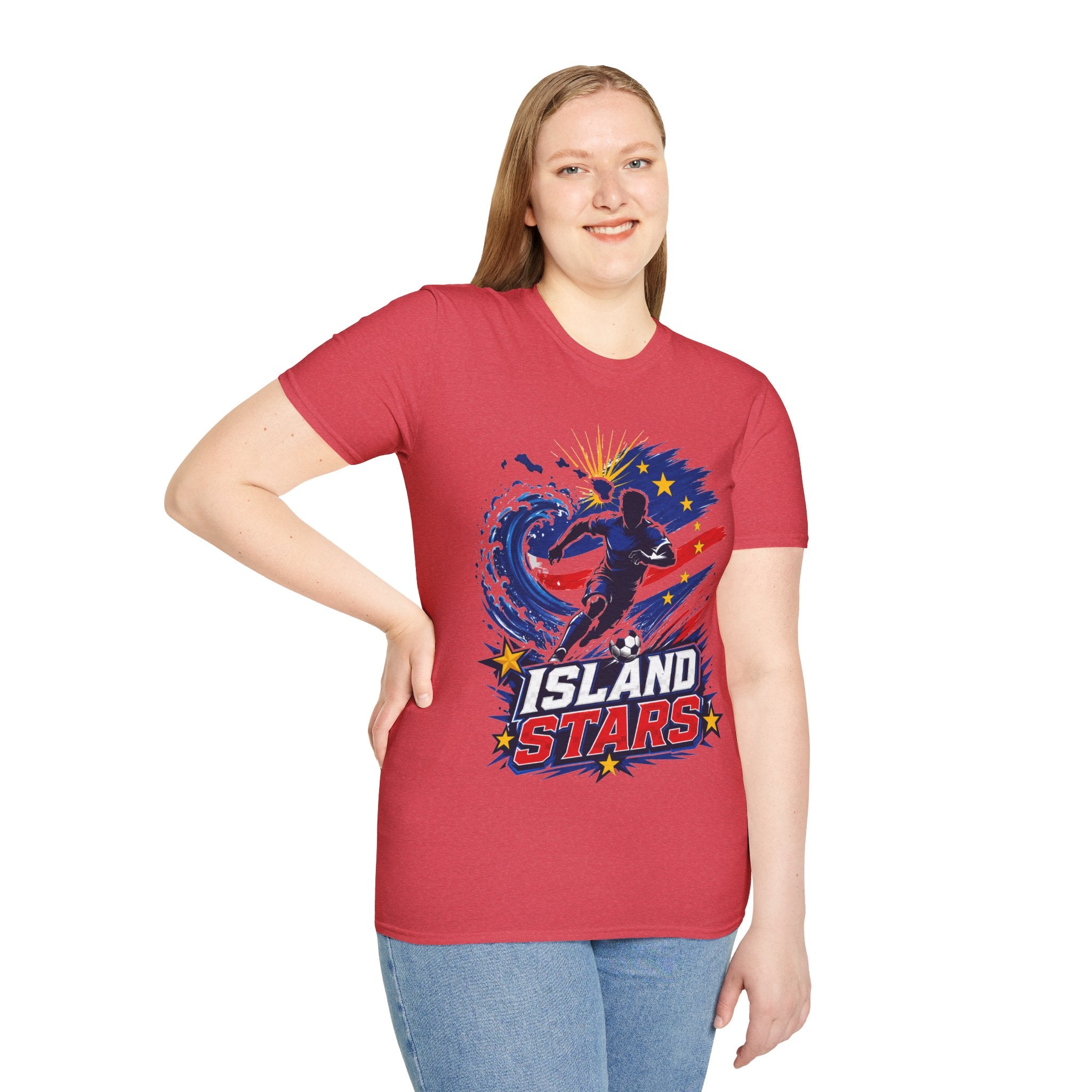 Cabo Verde Island Stars Soccer T-Shirt – Pacific Wave Football Team Tee