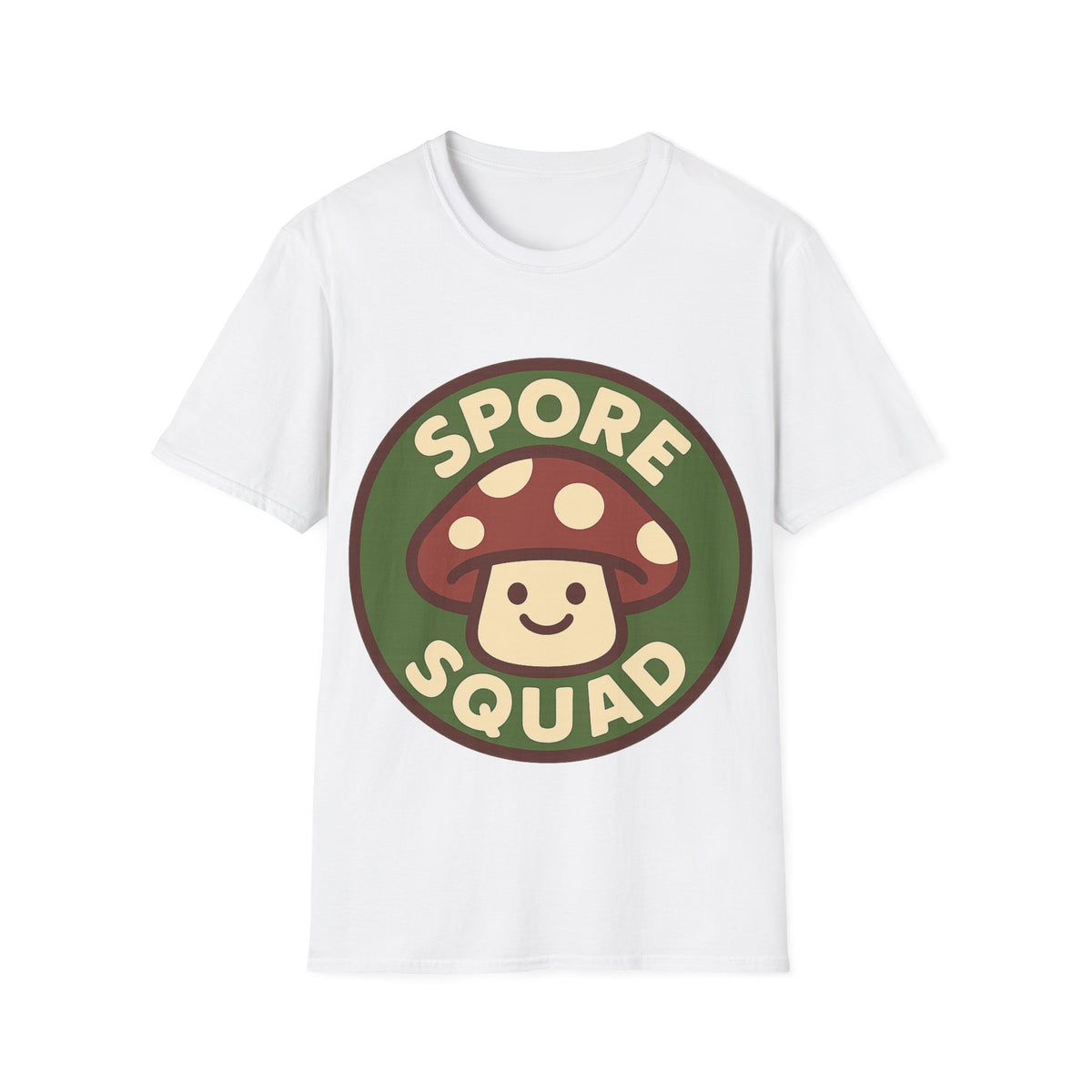 Spore Squad T-Shirt — Cute Mushroom Graphic Tee for Gamers & Fungi Fans - Trending Now - September 2026