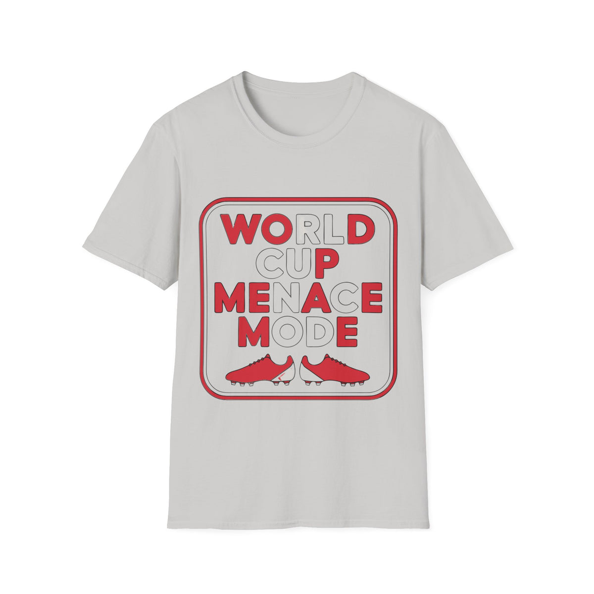 T-Shirt — "World Cup Menace" Retro Soccer Graphic Tee - Trending Now - August 2026