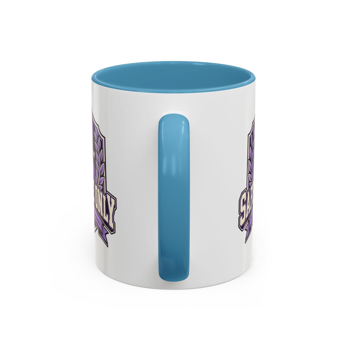 Coffee Mug — "Safe Love Only" Domestic Violence Awareness (Purple Ribbon)