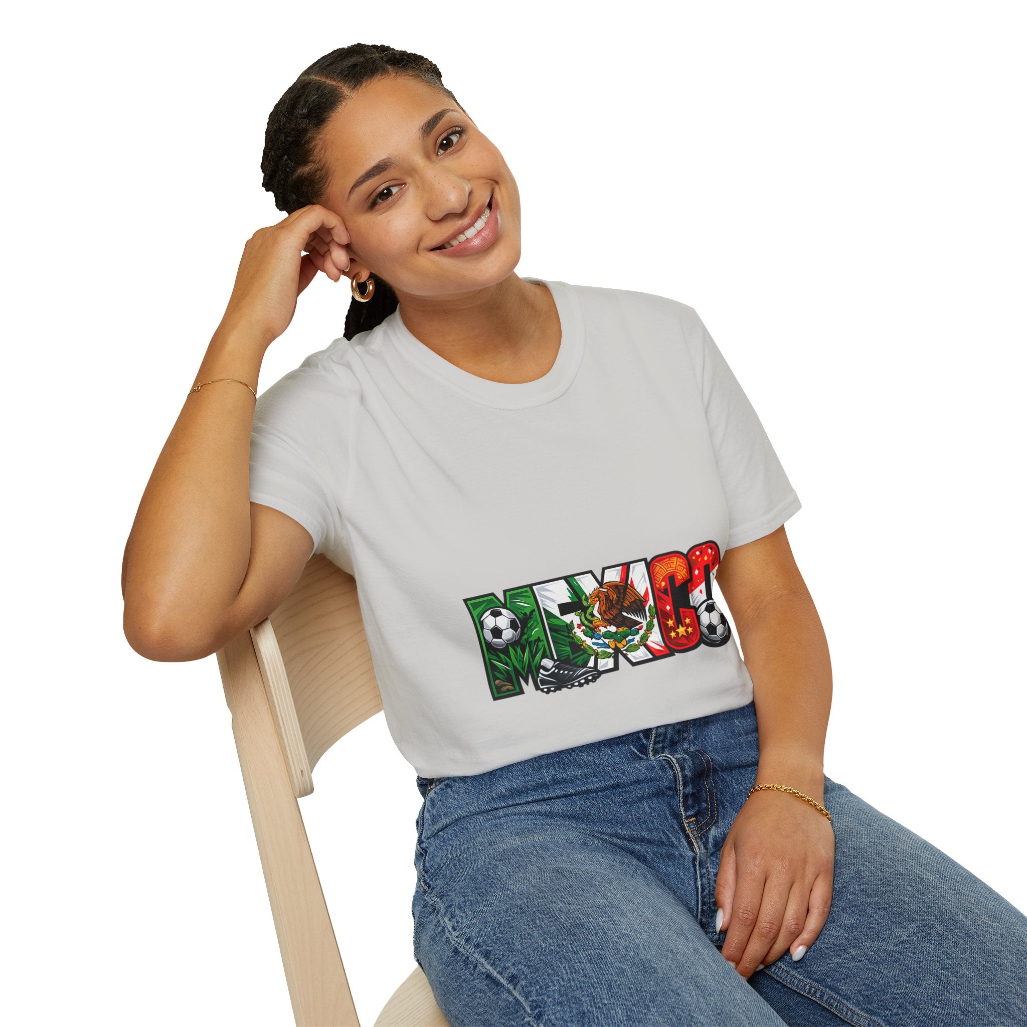 Mexico Soccer T-Shirt — Mexican Flag Football Pride Tee