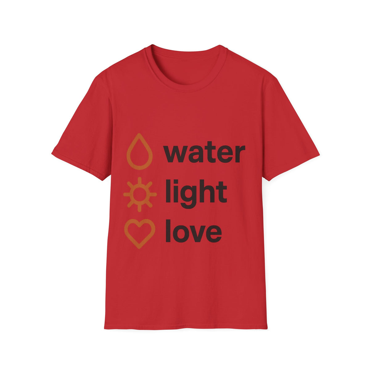Minimalist Water Light Love Self Care Graphic Tee - Trending Now - September 2026