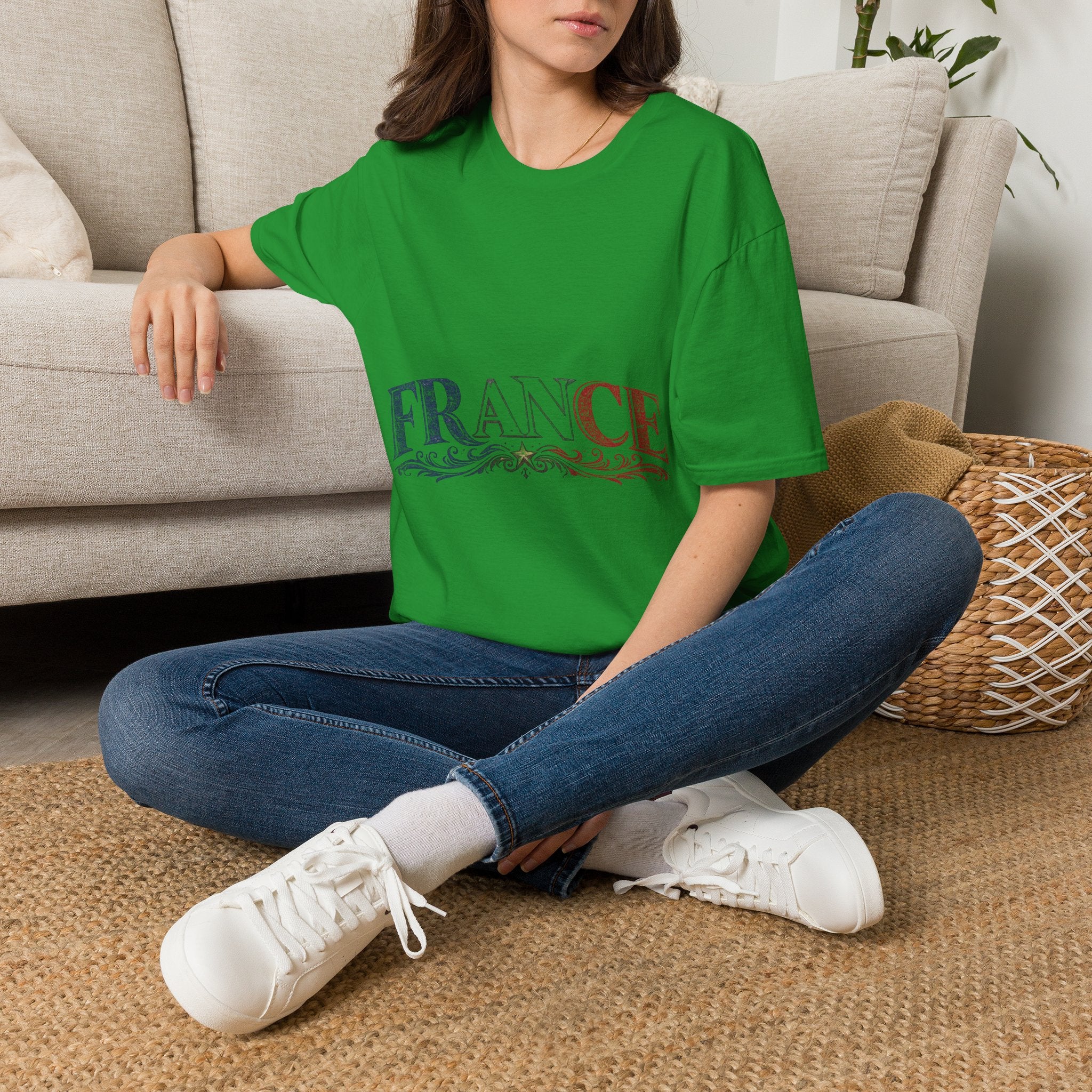 France Vintage Script T-Shirt