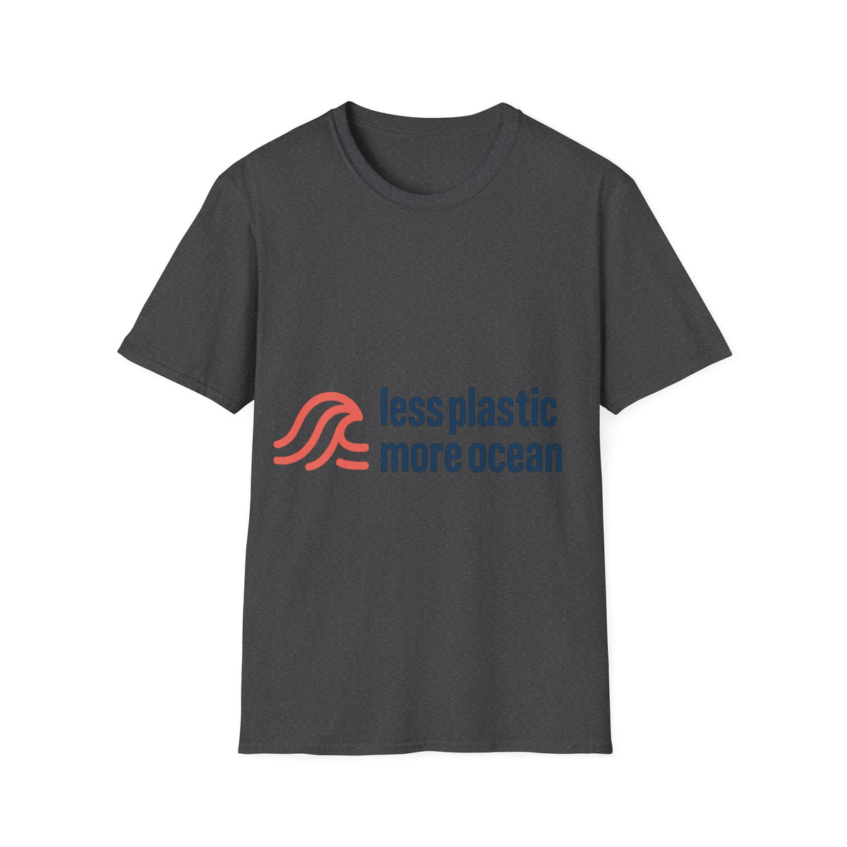 Minimal Wave Logo T‑Shirt — Subtle Red & Blue Surf Graphic- Trending Now - September 2026