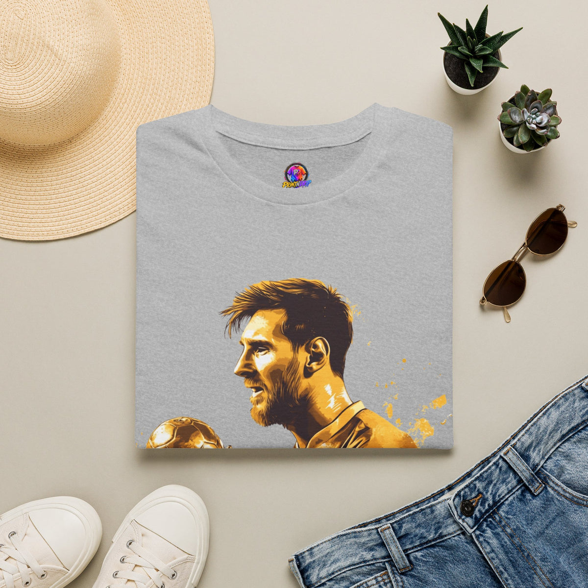 Minimal White T-Shirt — Classic Crewneck Tee