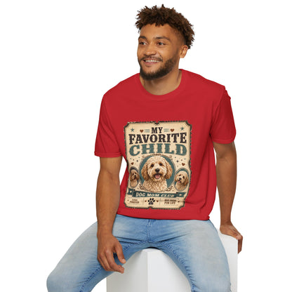 Favorite Child T-Shirt — "My Favorite Child" Dog Mom Club Vintage Tee