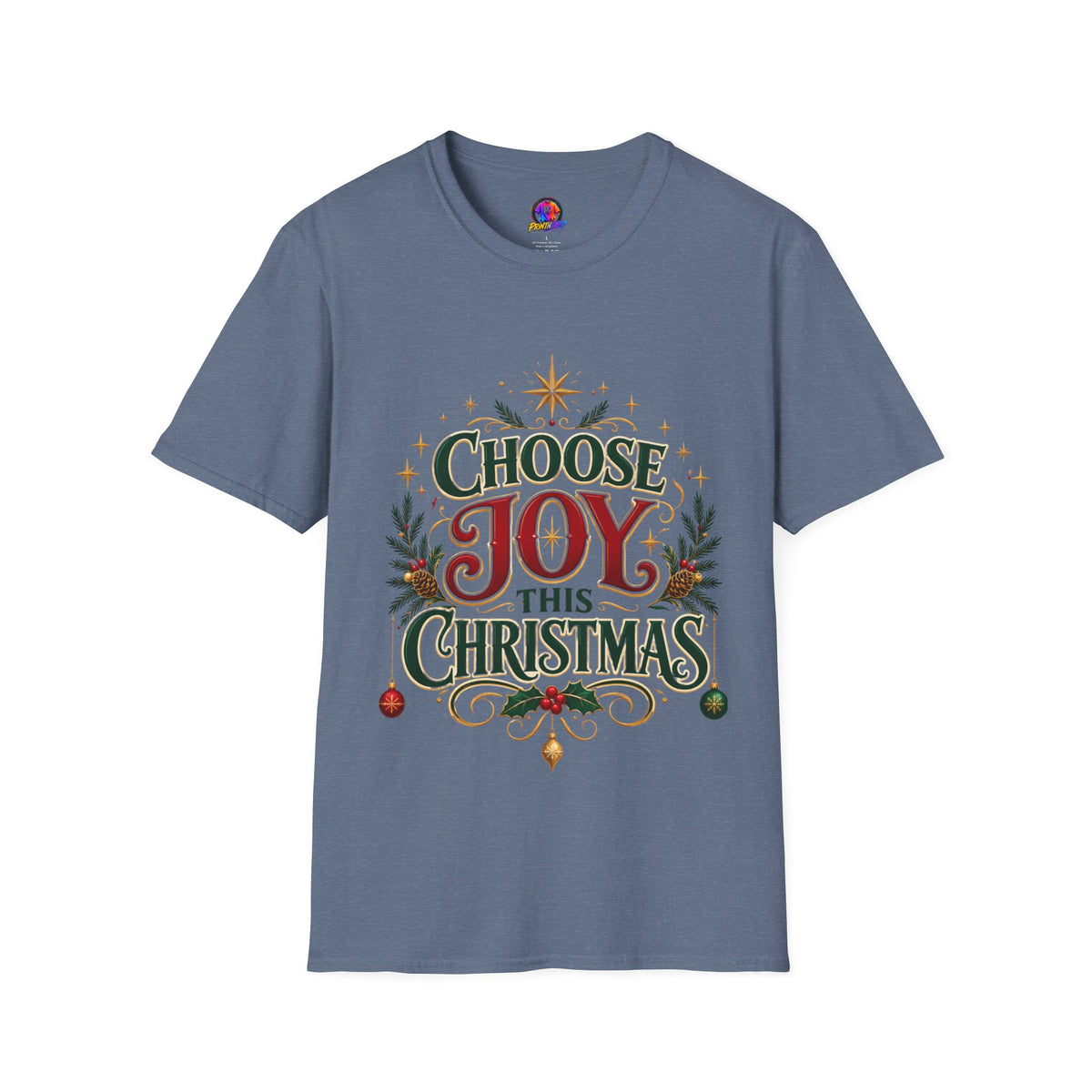Choose Joy This Christmas T-Shirt — Festive Holiday Graphic Tee