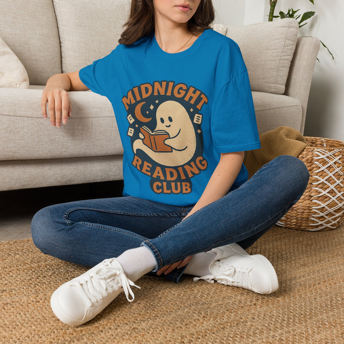 Midnight Reading Club T-Shirt — Cute Ghost Booklover Tee - Trending Now - August 2026