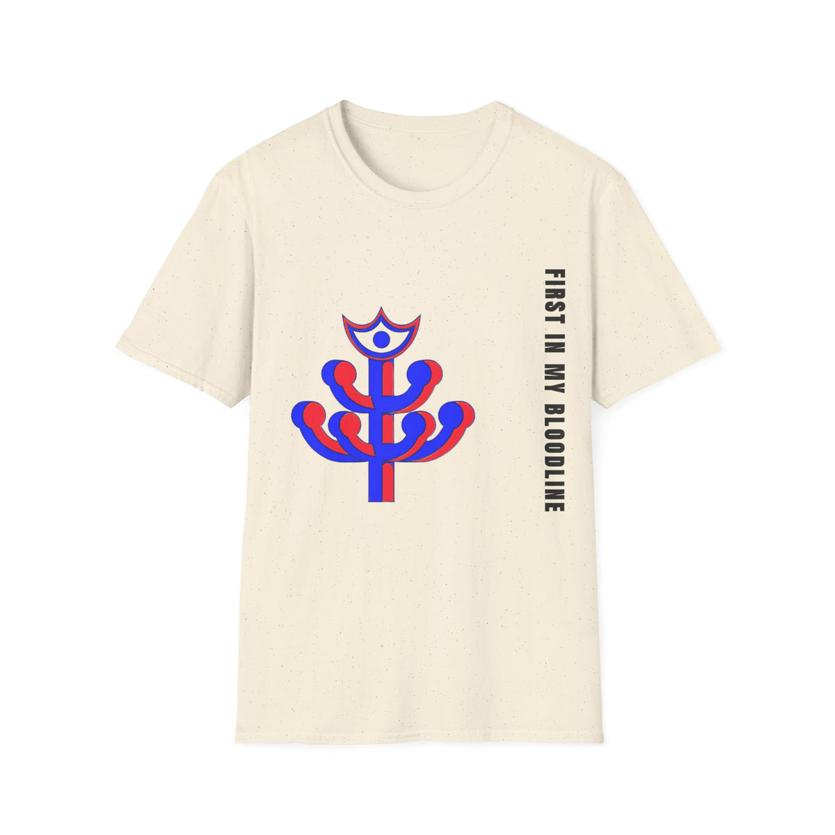 Abstract Floral Tee — Modern Red & Blue Graphic T-Shirt - Trending Now - September 2026