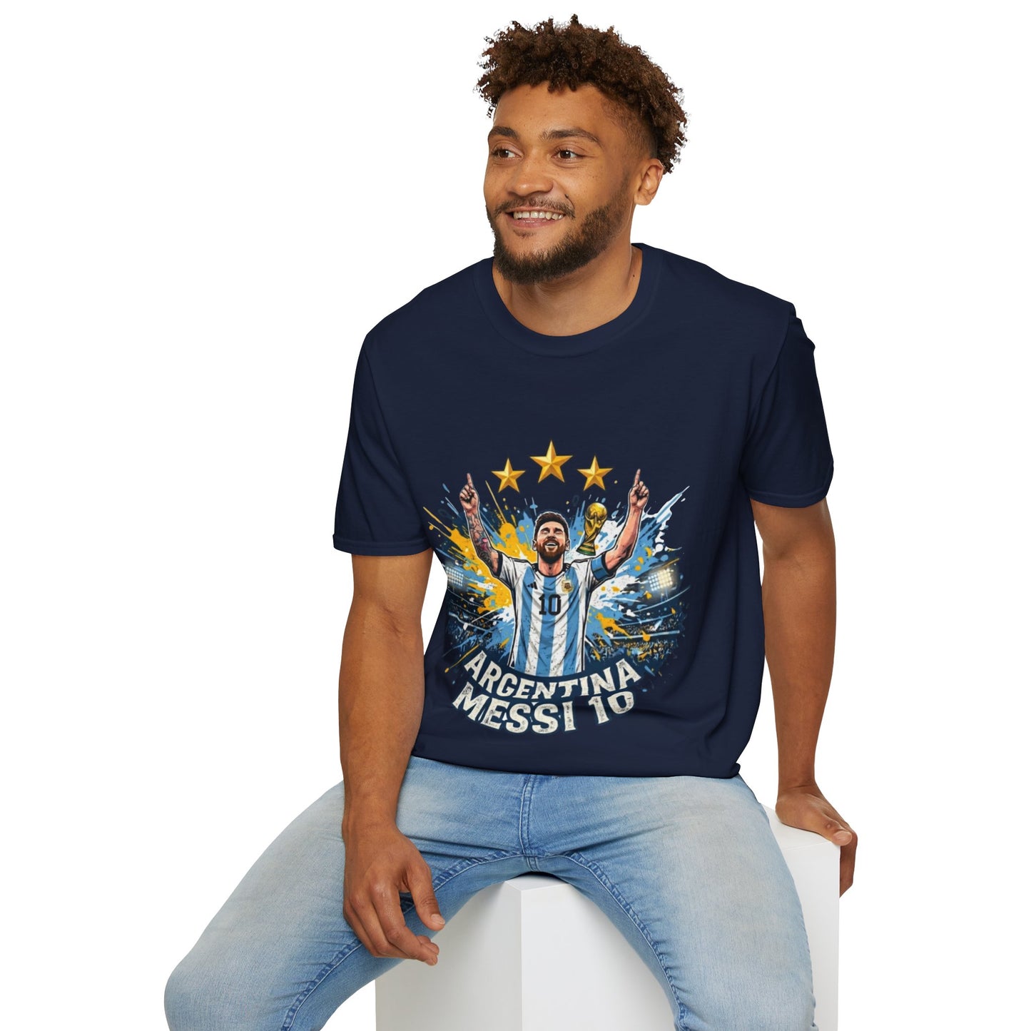 Argentina Messi Soccer T‑Shirt — World Cup Champion Fan Tee
