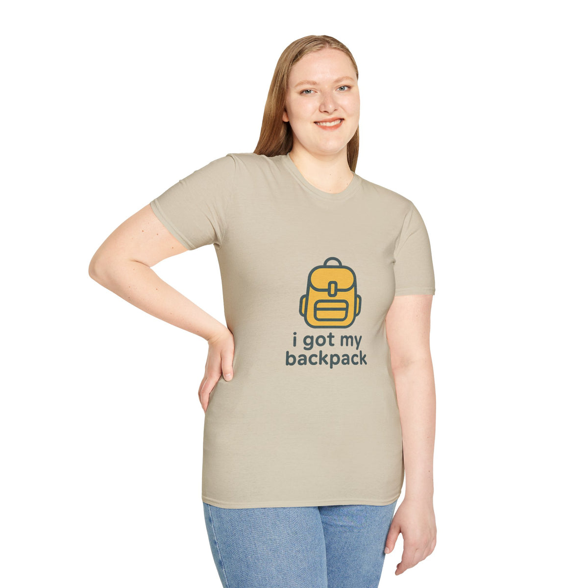 Minimalist Backpack Graphic T‑Shirt – Cute Tiny Backpack Logo Tee - Trending Now - August 2026