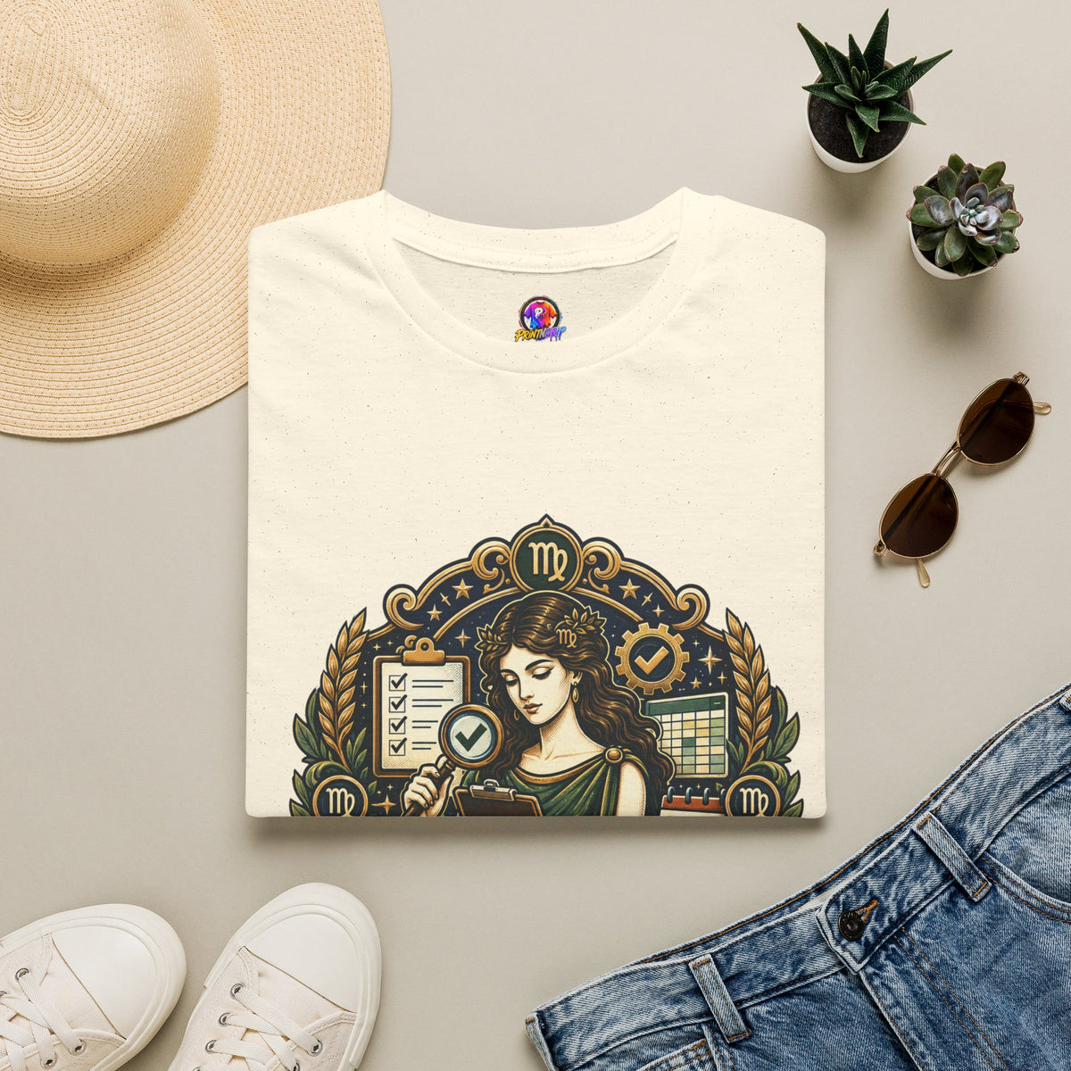 Zodiac Virgo Unisex Softstyle T-Shirt