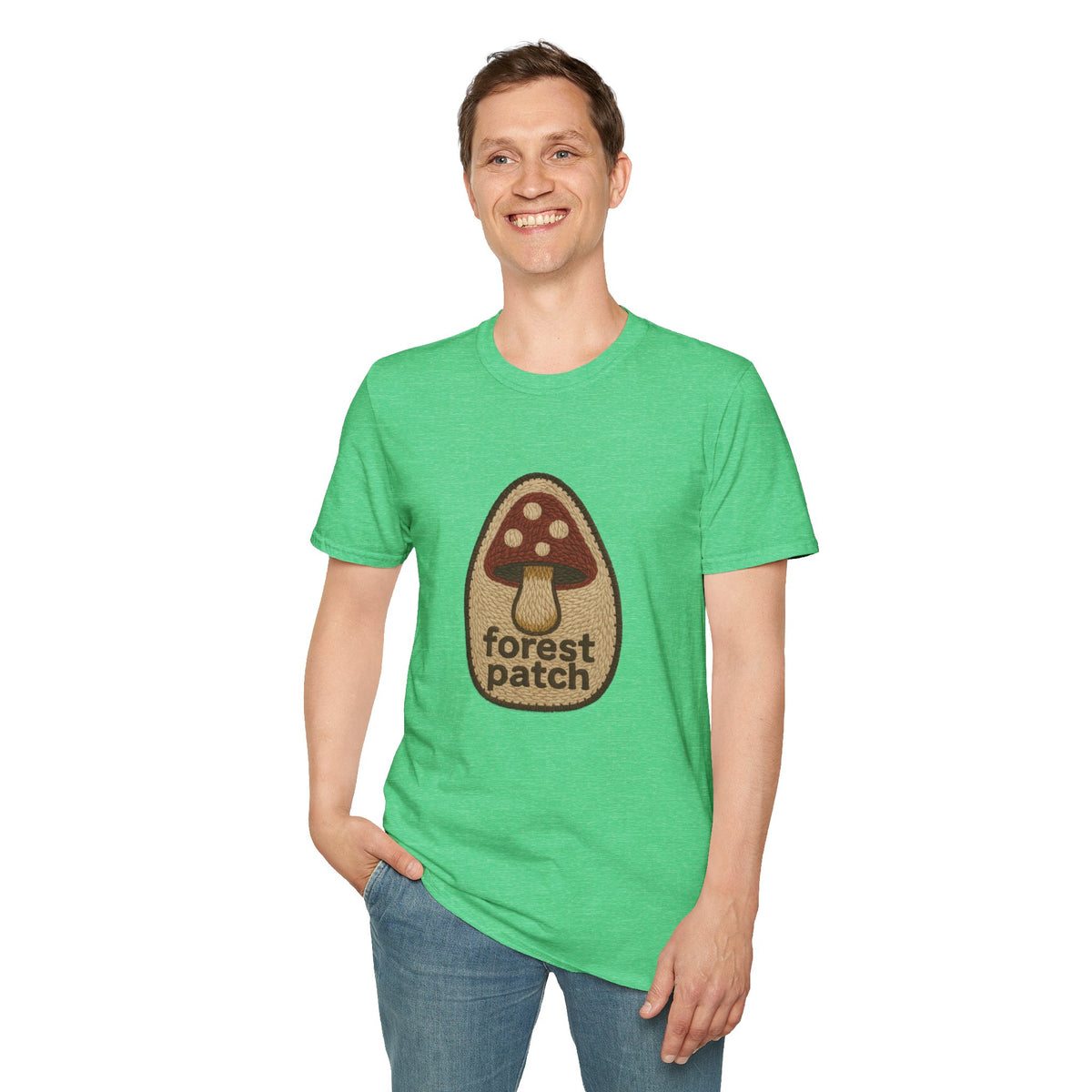 Mushroom Patch T-Shirt — 'Forest Patch' Vintage Mushroom Graphic Tee - Trending Now - August 2026