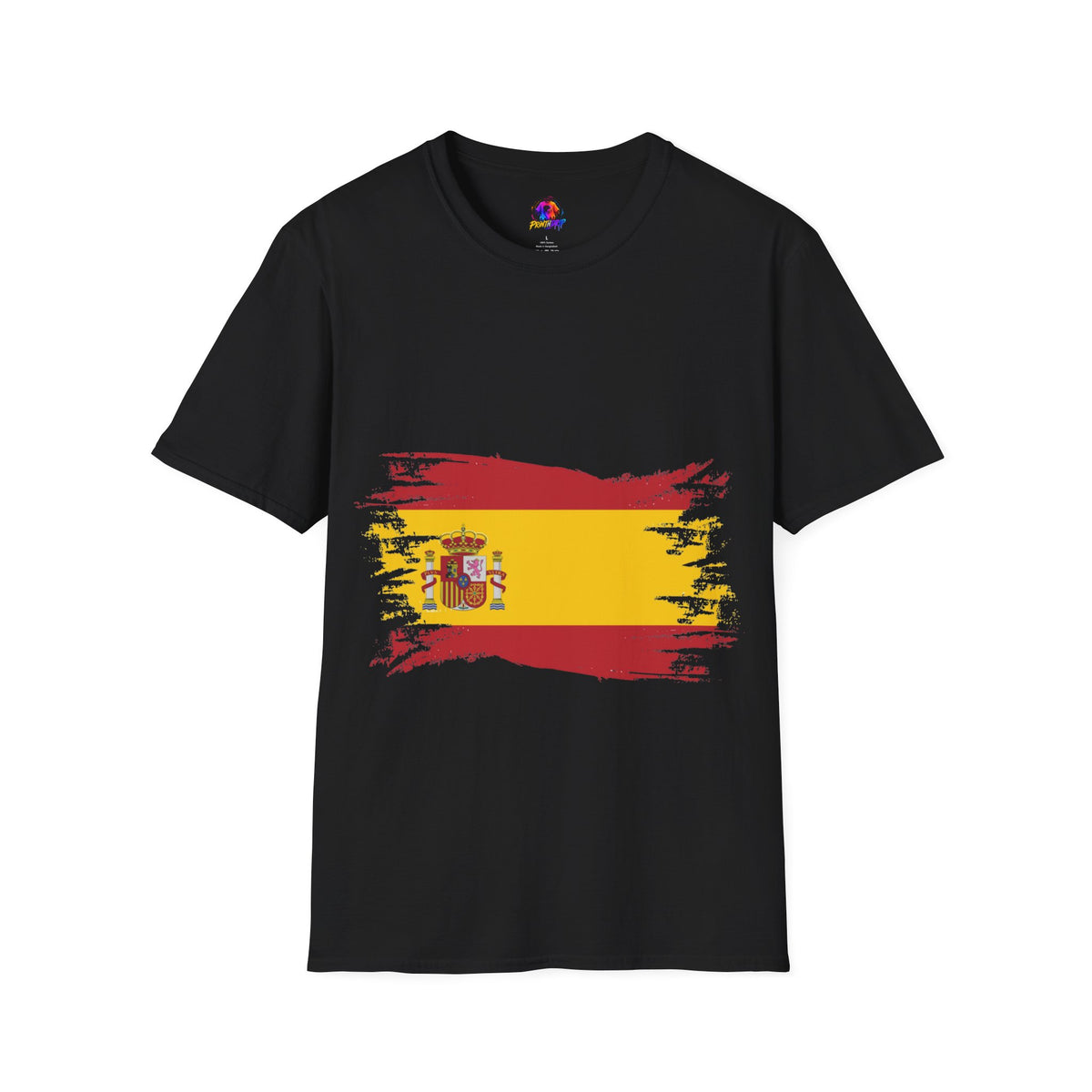 Spain Flag T-Shirt — Distressed Spanish Flag Graphic Tee