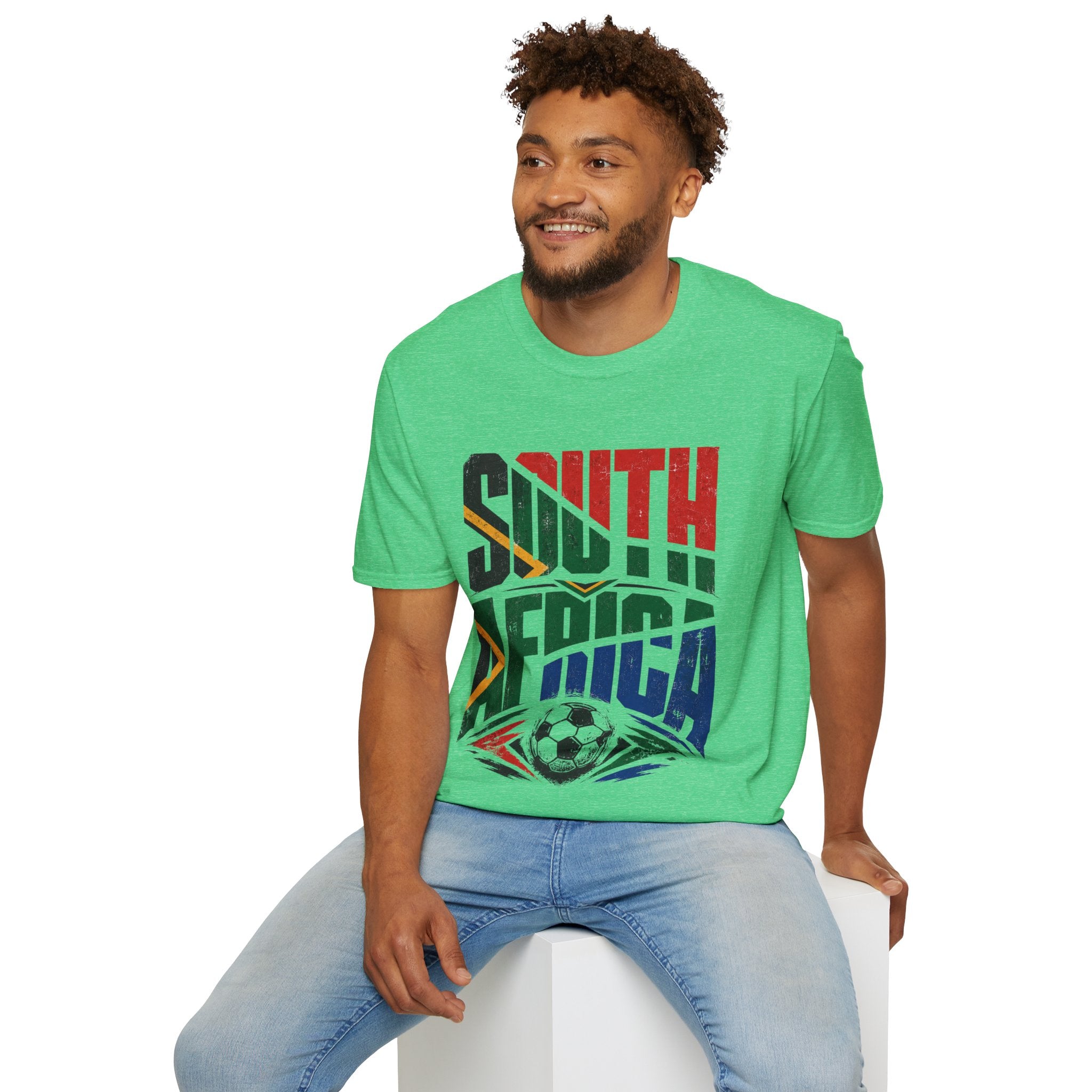 South Africa Soccer T-Shirt — Vintage Flag Football Fan Tee