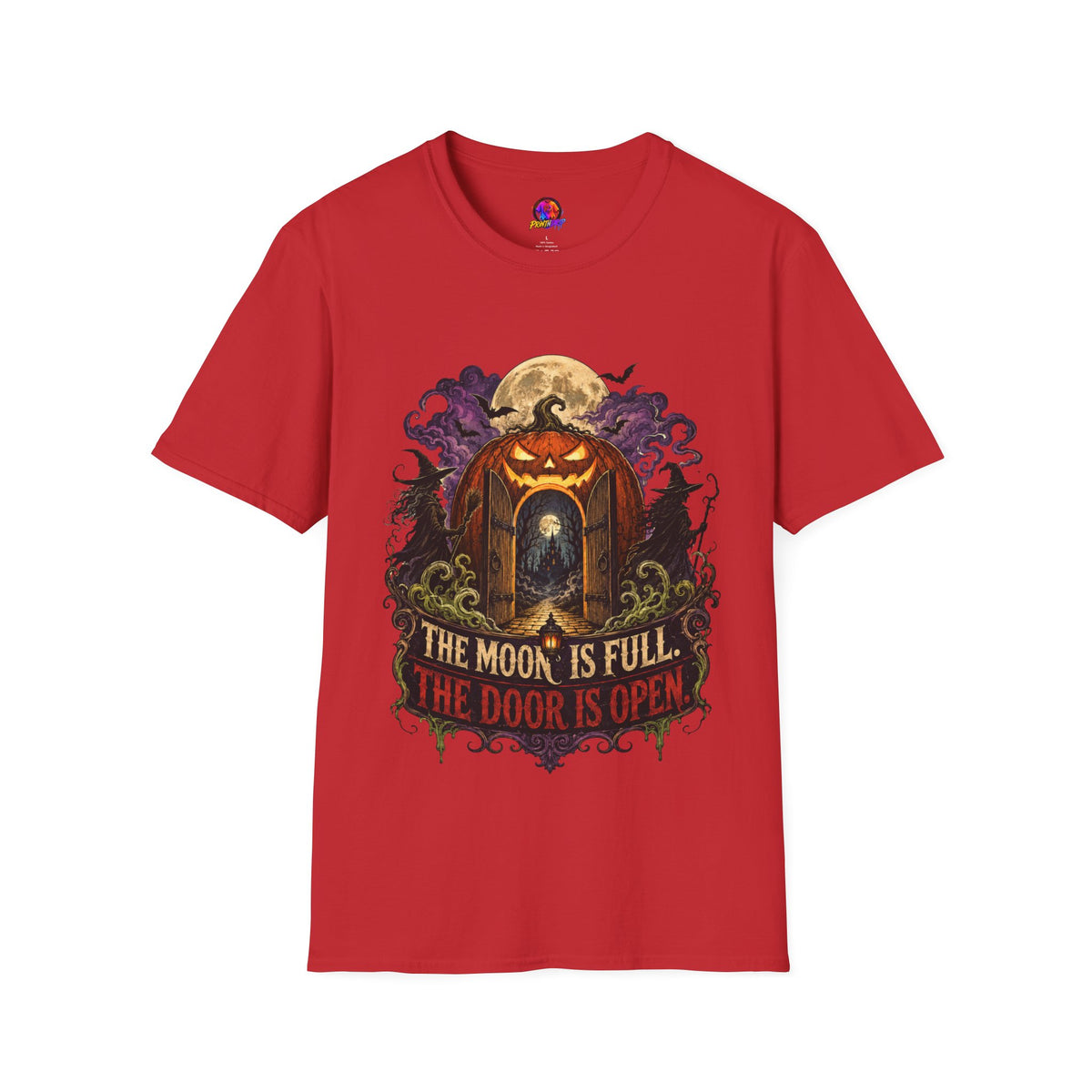 Halloween The Moon Is Full Unisex Softstyle T-Shirt