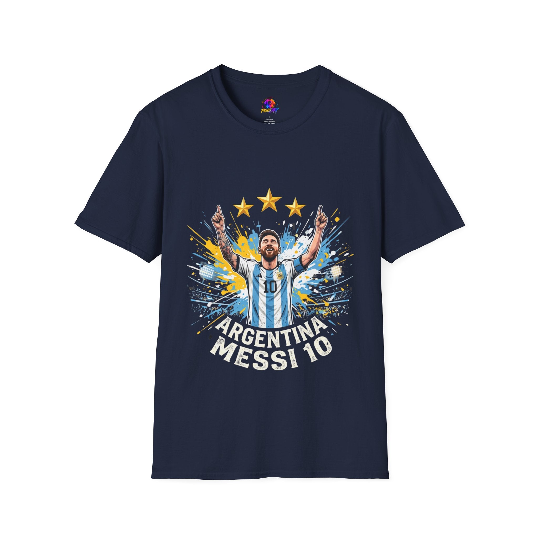 Argentina Messi  Soccer T‑Shirt — Argentina Messi 10 Fan Tee