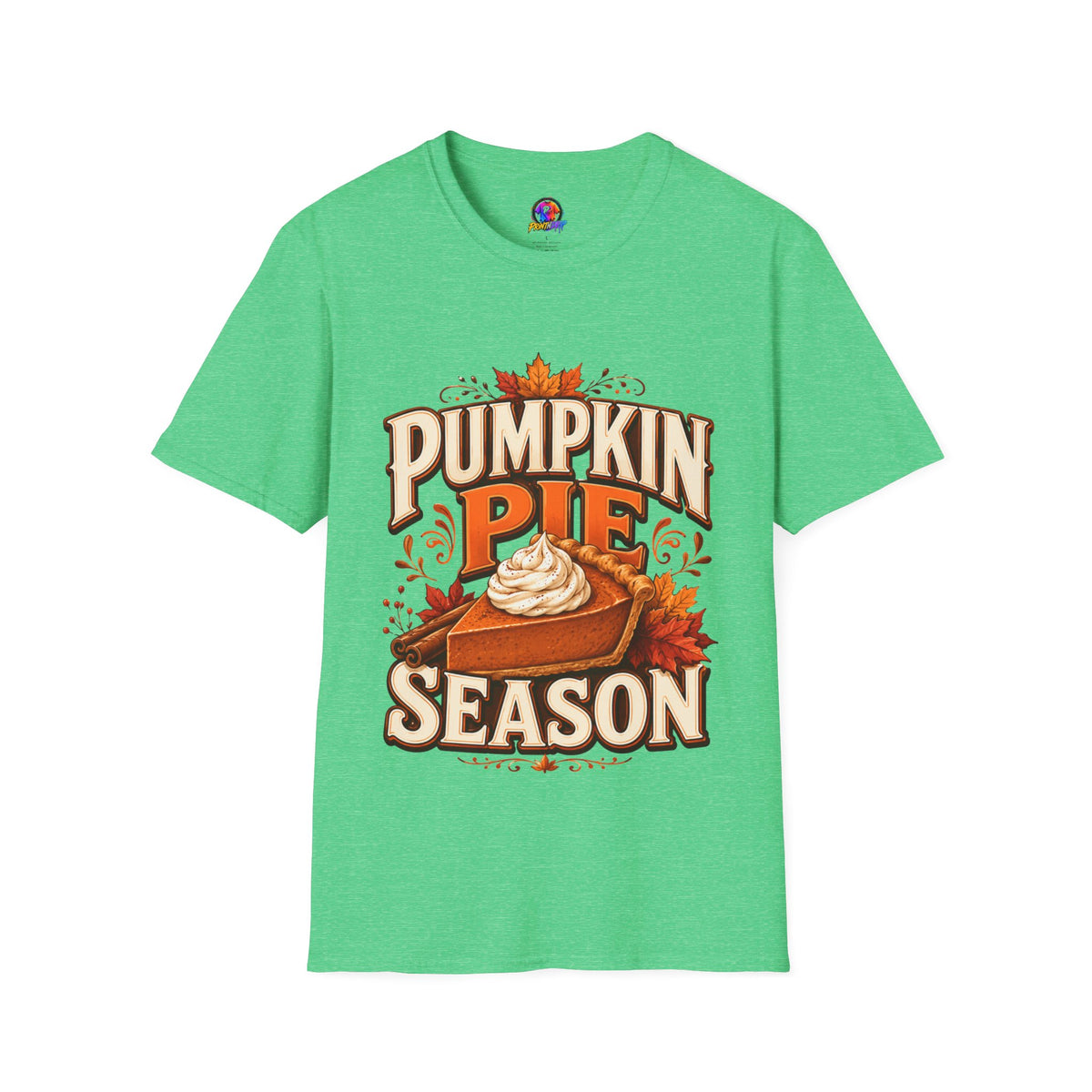 Thanksgiving T-Shirt Pumpkin Pie Season T-Shirt — Autumn Thanksgiving Dessert Lover Tee
