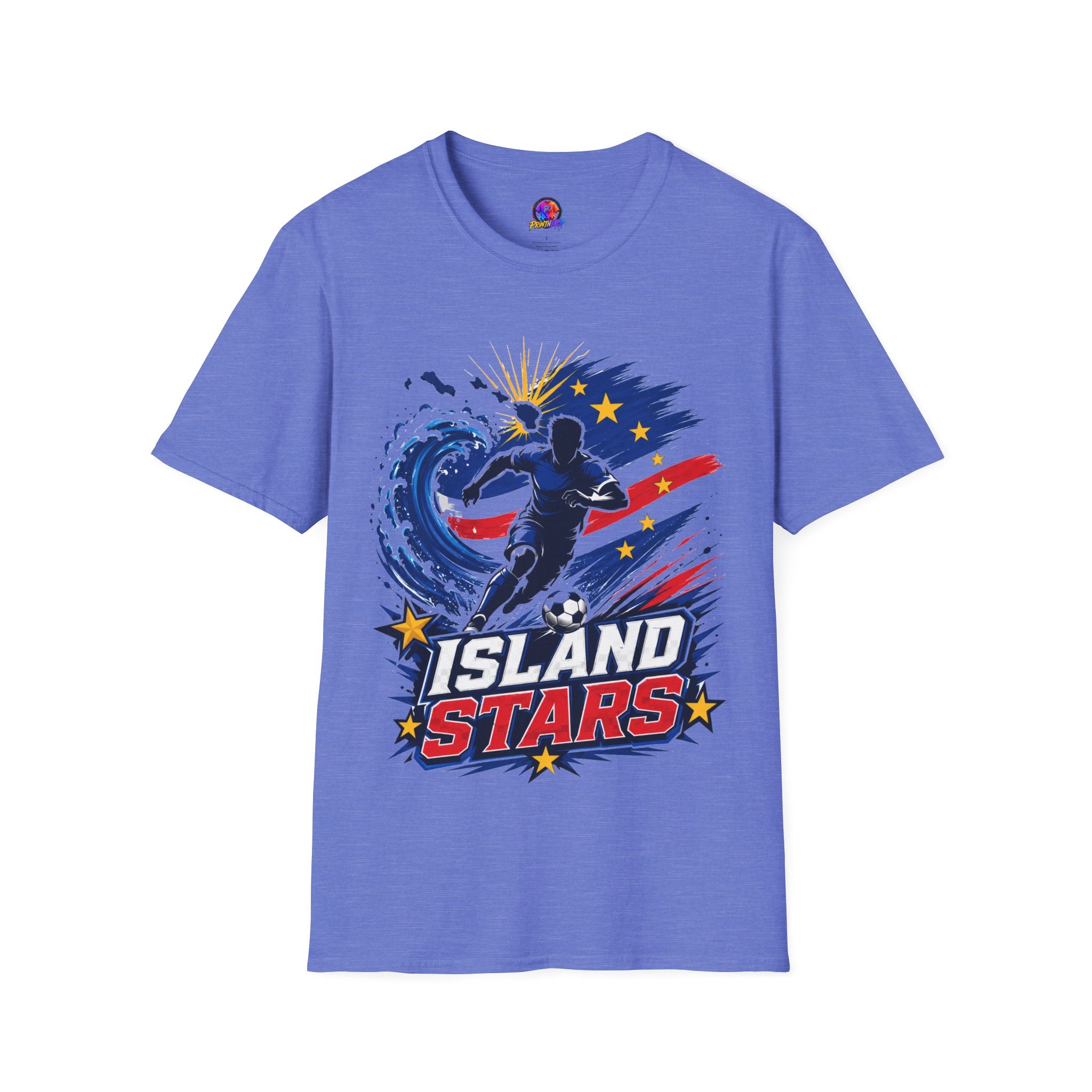 Cabo Verde Island Stars Soccer T-Shirt – Pacific Wave Football Team Tee