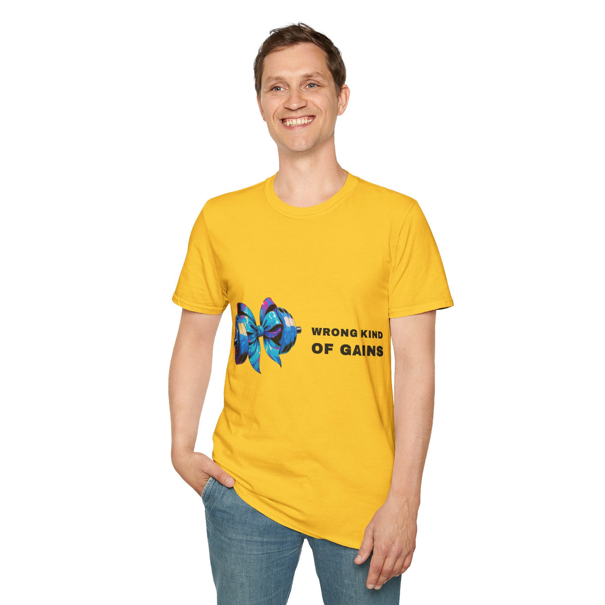 Gym Motivational T-Shirt — “Wrong Kind of Gains” Dumbbell Workout Tee - Trending Now - September 2026