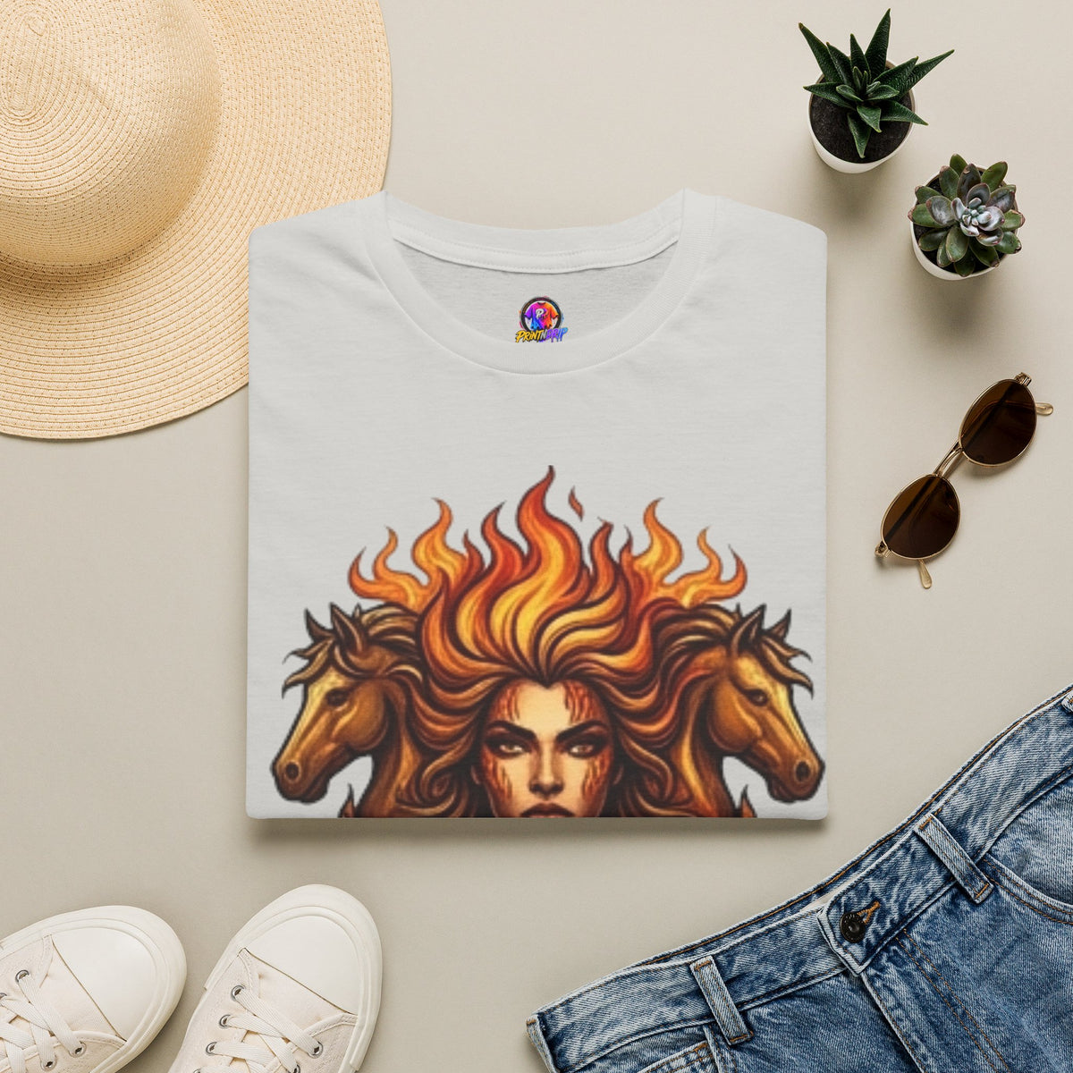 Sagittarius 'Untamed' Zodiac T-Shirt — Fiery Archer Astrology Tee