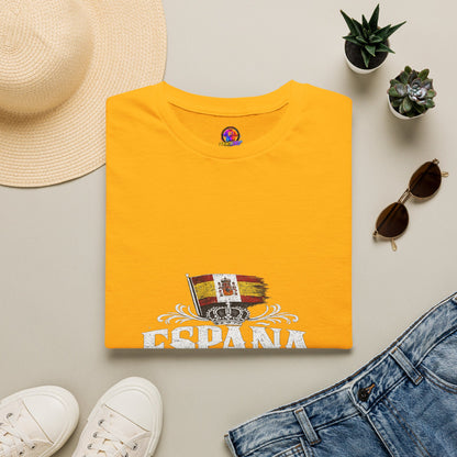 Spain Flag Crest T-Shirt — Spanish Pride Graphic Tee
