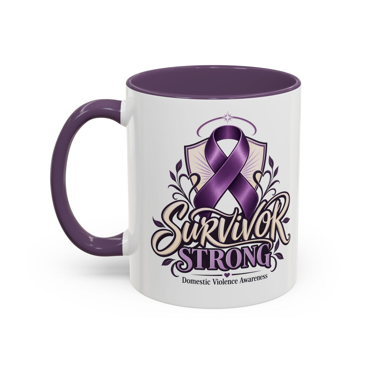 Domestic Violence Awareness Survivor Strong Coffee Mug