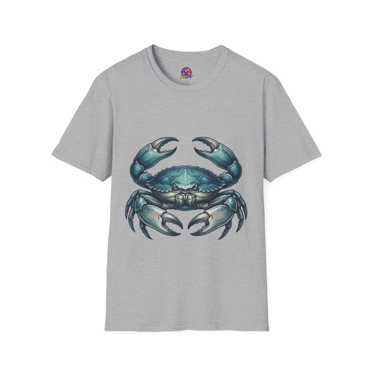 Crab Graphic T-Shirt — Coastal Sea Creature Tee