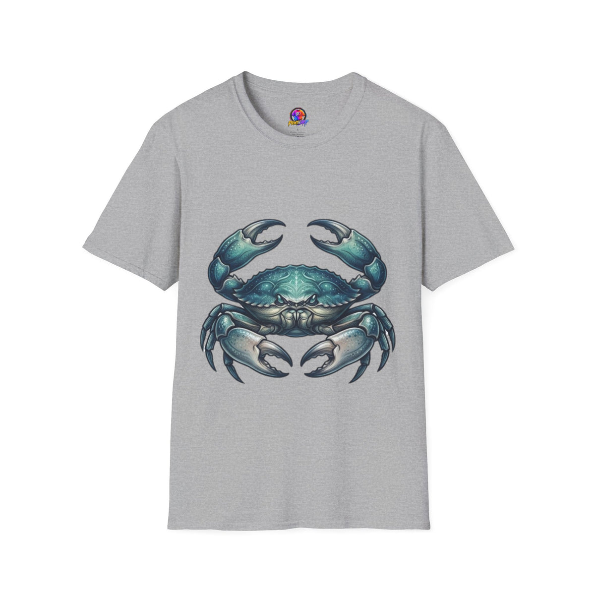 Crab Graphic T-Shirt — Coastal Sea Creature Tee
