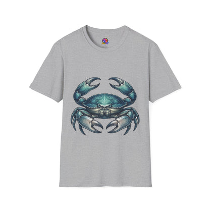 Crab Graphic T-Shirt — Coastal Sea Creature Tee