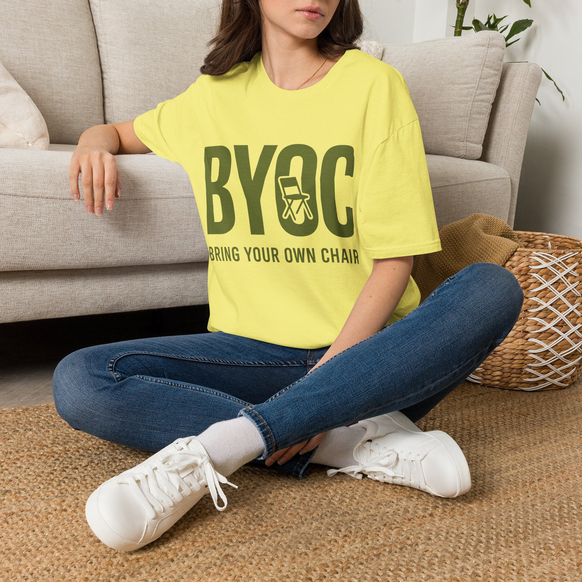 BYOC T-Shirt — Bold Minimalist Text Tee (Bring Your Own Coffee) - Trending Now - August 2026