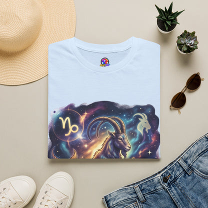Capricorn Zodiac T-Shirt — Celestial Goat Astrology Tee