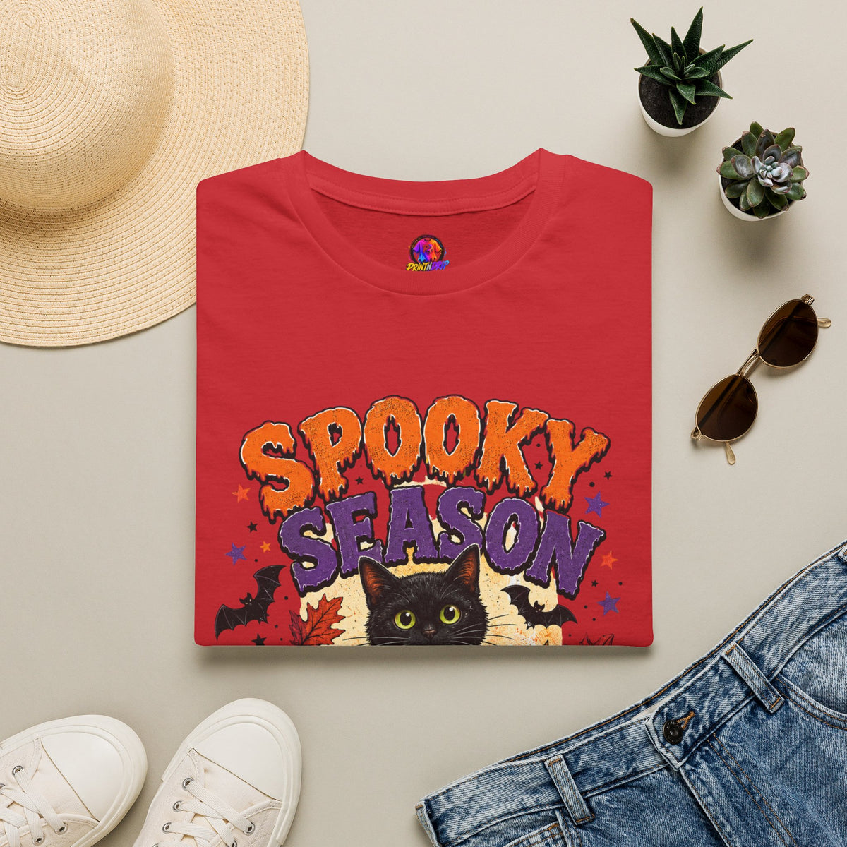 Halloween Spooky Season Unisex Softstyle T-Shirt