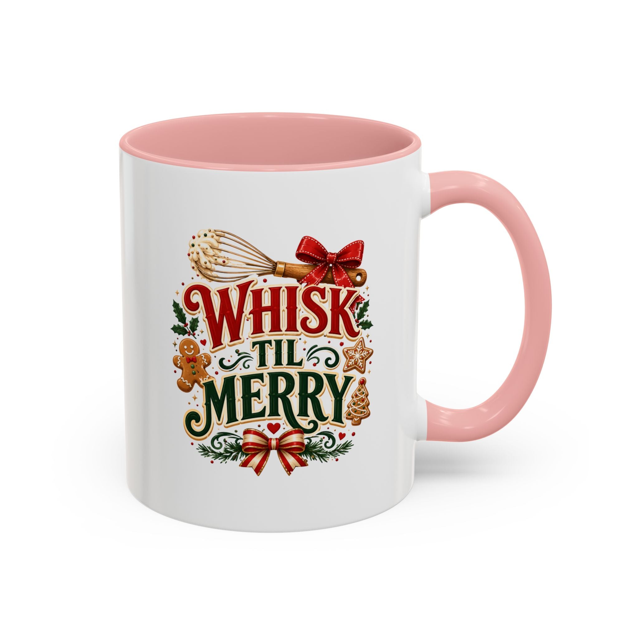 Whisk 'Til Merry Coffee Mug — Holiday Baking Kitchen Mug