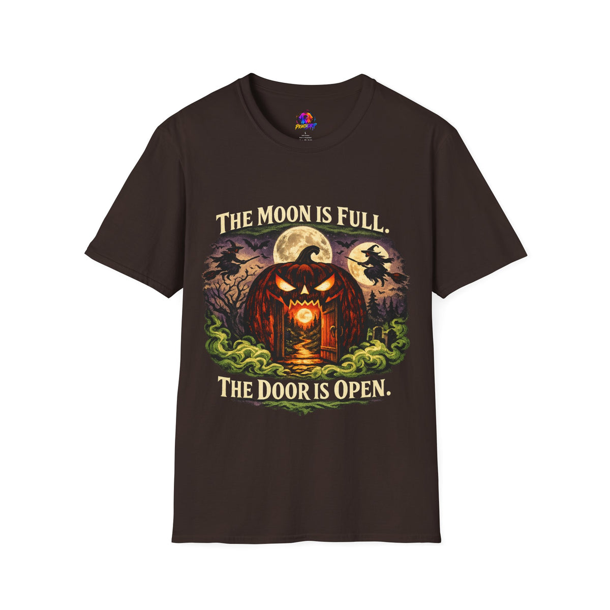 Halloween The Moon Is Full Unisex Softstyle T-Shirt