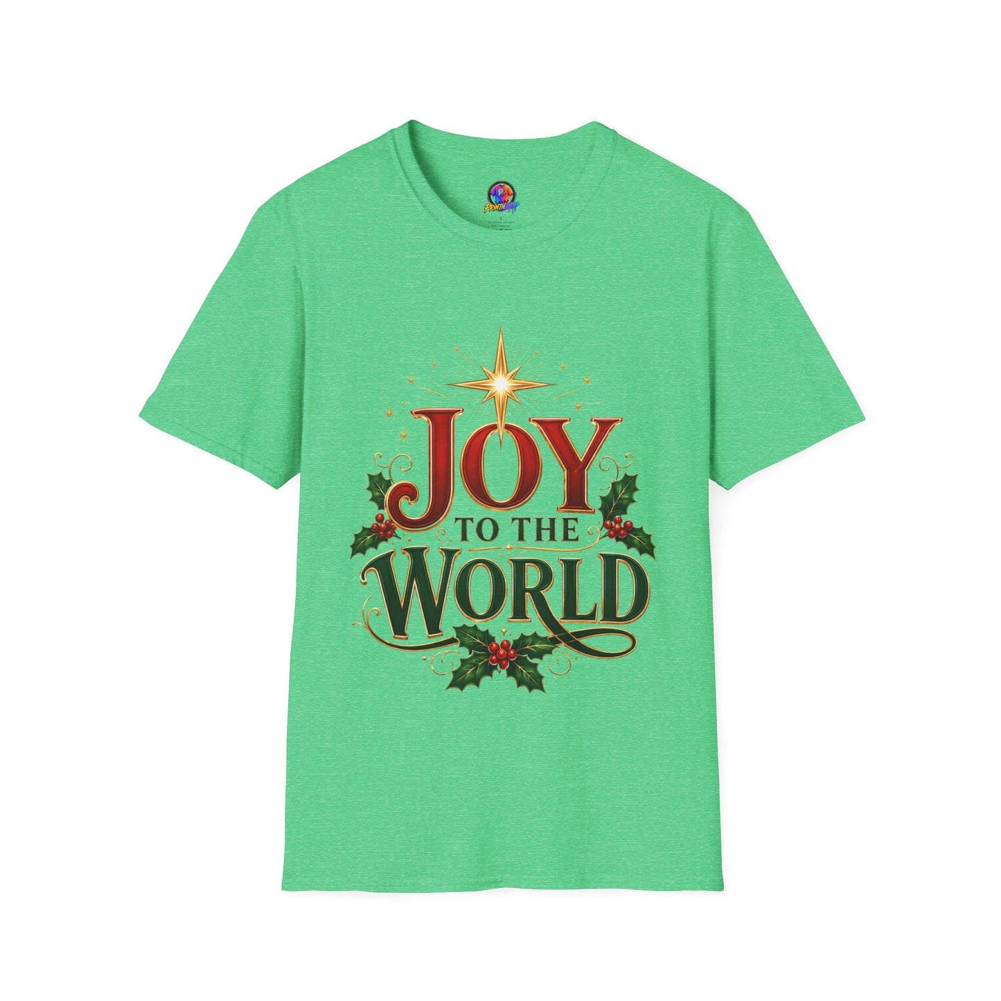 Joy to the World T-Shirt — Festive Christmas Holiday Tee
