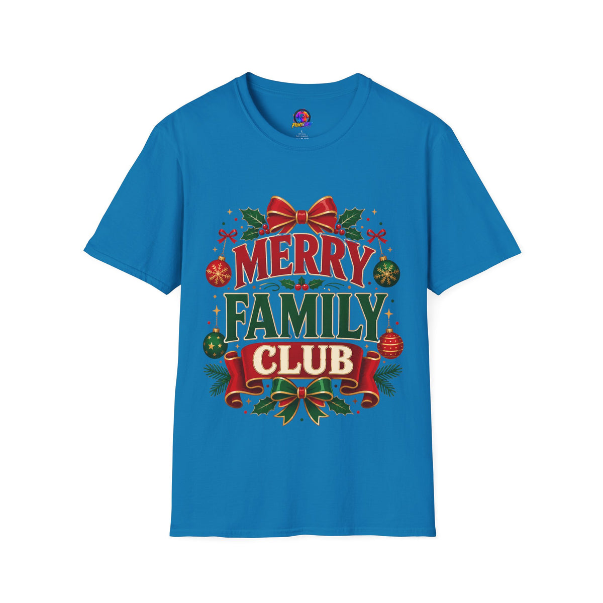Merry Family Club Christmas T-Shirt