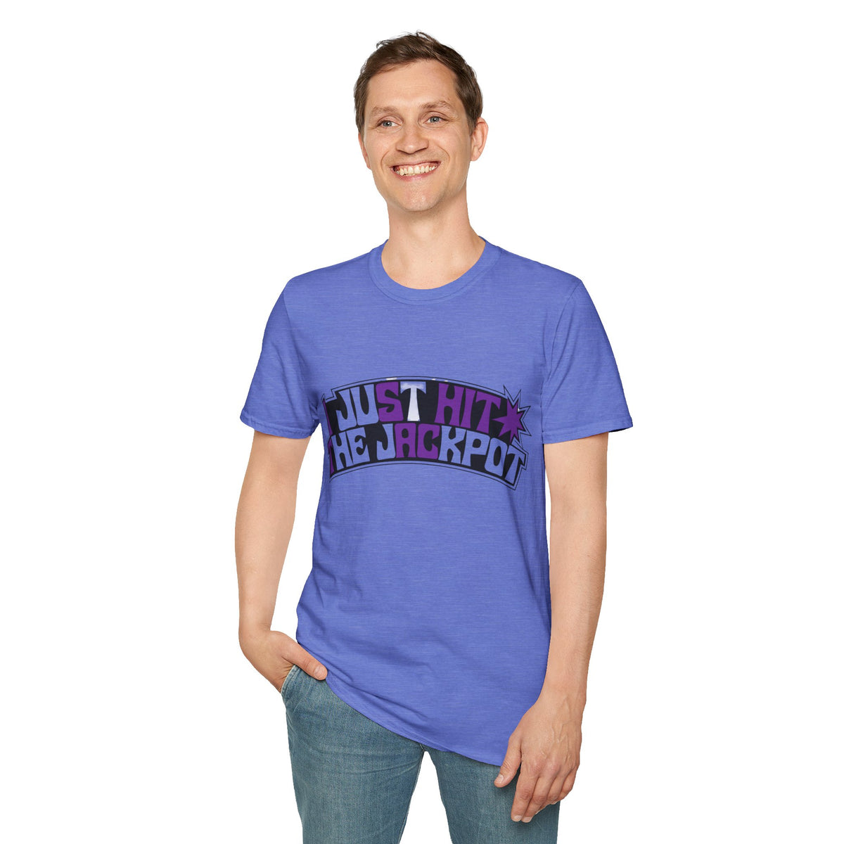 Just Hit the Jackpot T-Shirt — Retro Casino Graphic Tee - Trending Now - August 2026