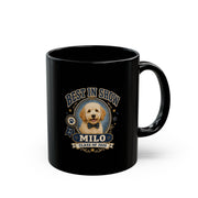 Milo Bailey Dog Dad Mom Best in Show Milo Dog Photo Mug — Personalized Pet Graduation Coffee Cup