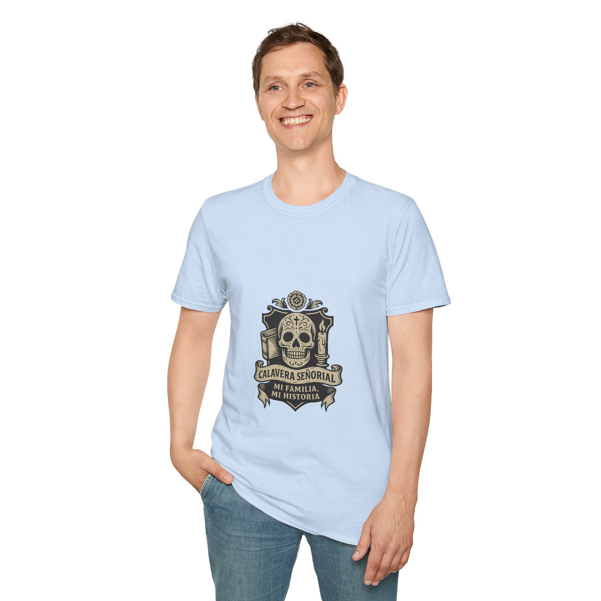 Skull & Laurel Graphic T‑Shirt — Calavera Señior Emblem - Trending Now - October 2026