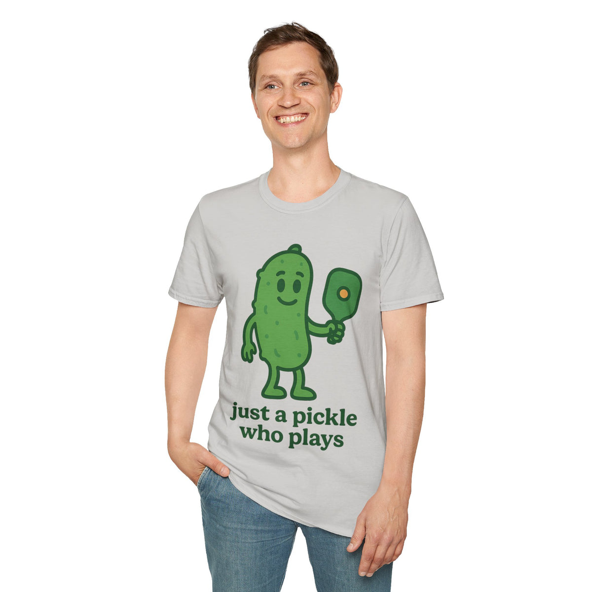 Pickle Shirt — "Just a Pickle Who Plays" Cute Pickle Gamer Tee - Trending Now - September 2026
