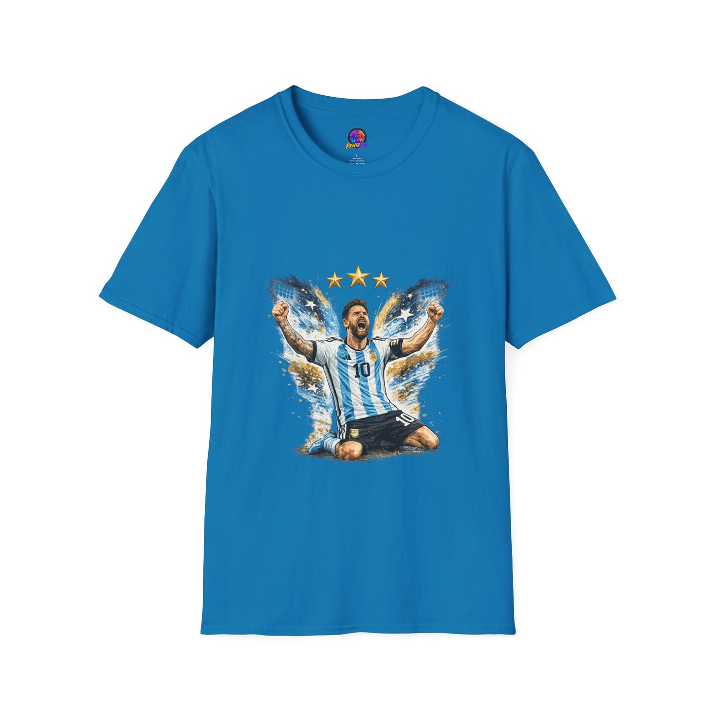 Argentina Soccer Legend Argentina T-Shirt — Celebratory Messi Design