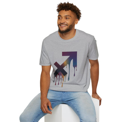 Sagittarius Drip T-Shirt — Gradient Astrological Arrow Tee
