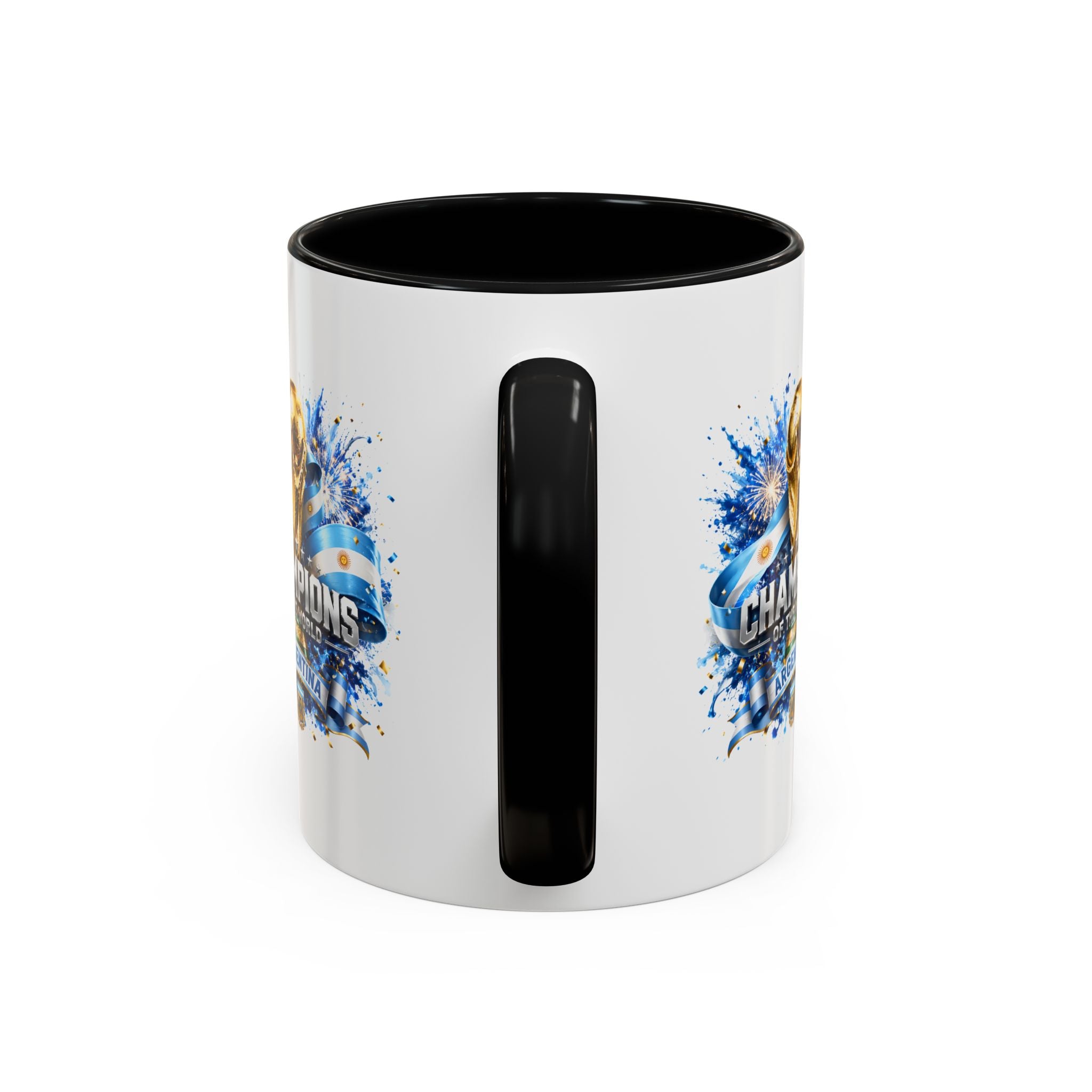Argentina World Cup Champions Coffee Mug — 'Champions of the World' Accent Mug