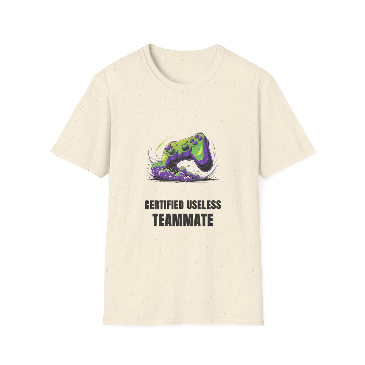 Gaming T-Shirt — "Certified Useless Teammate" Controller Graphic - Trending Now - August 2026
