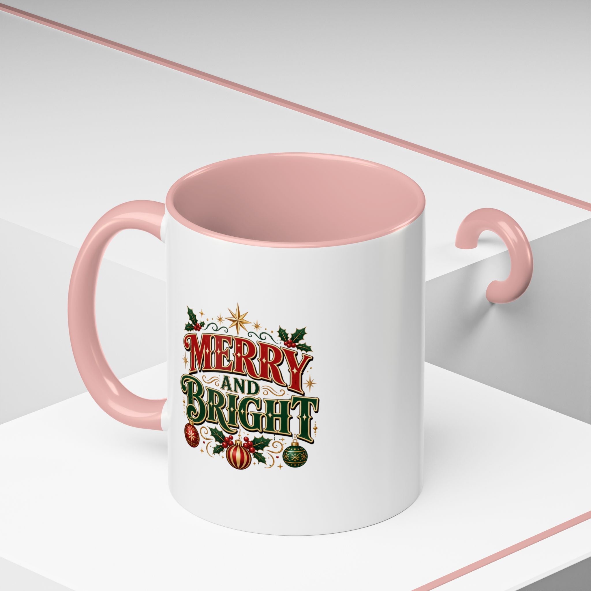 Accent Coffee Mug Merry Bright